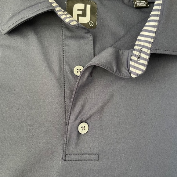 FootJoy FJ Golf Shirt Navy Blue West Haven Golf & Country Club Logo Men’s Large - Picture 15 of 16